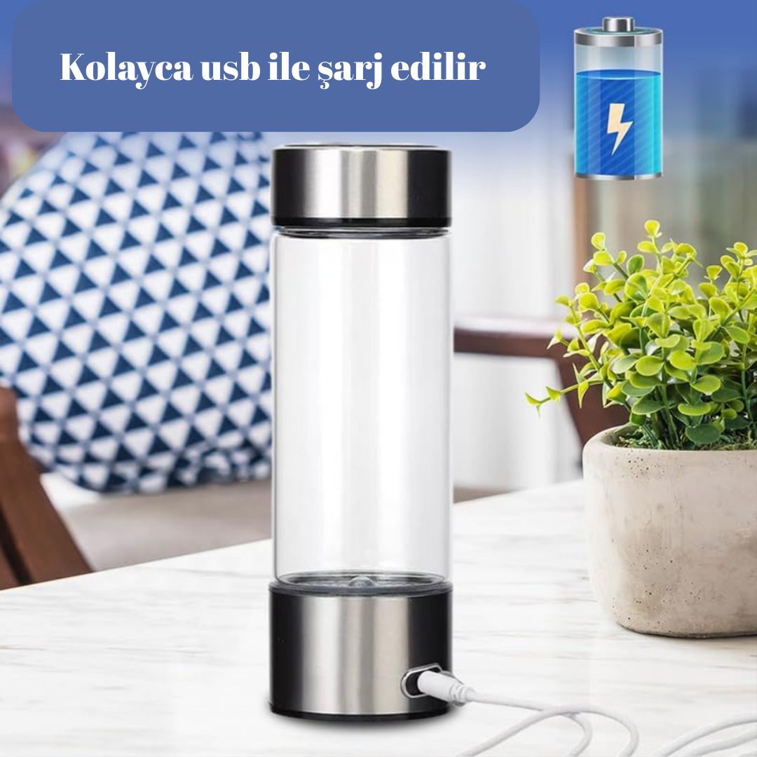 ''Taşınabilir Hidrojenli Su cihazı''
