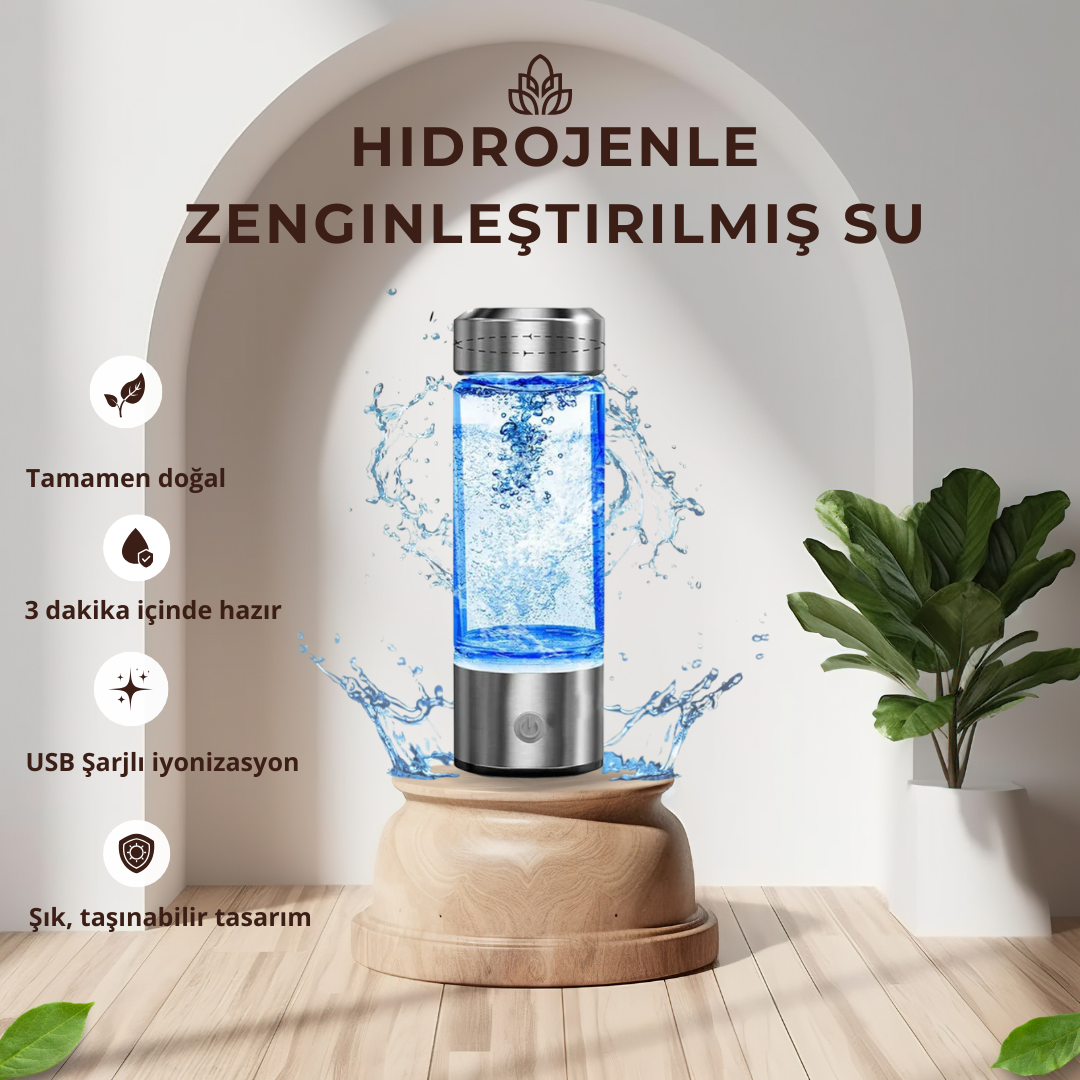 ''Taşınabilir Hidrojenli Su cihazı''
