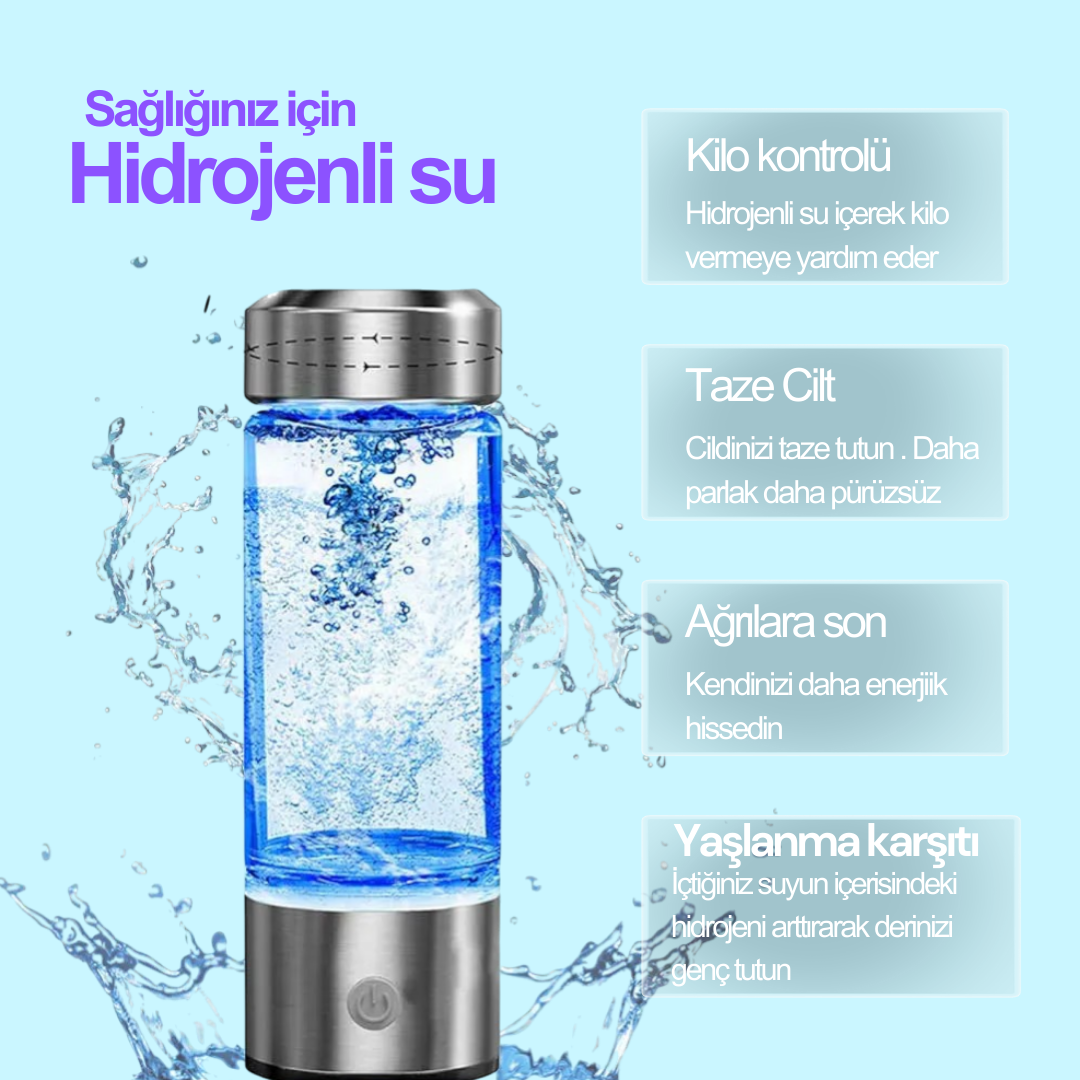 ''Taşınabilir Hidrojenli Su cihazı''