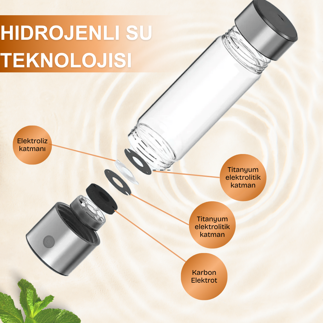 ''Taşınabilir Hidrojenli Su cihazı''