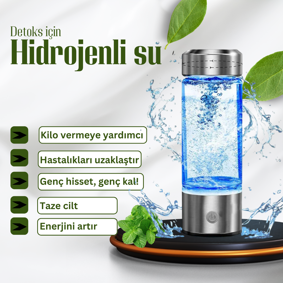 ''Taşınabilir Hidrojenli Su cihazı''